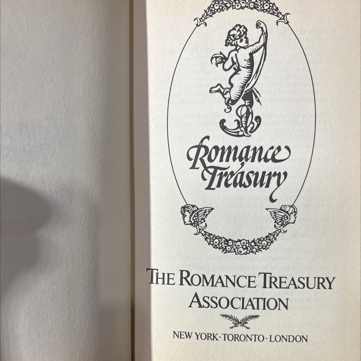 romance treasury book, by unknown, 1981 Hardcover image 2