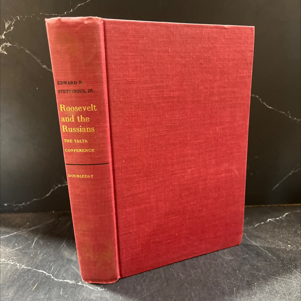 roosevelt and the russians the yalta conference book, by edward r. stettinius, jr., 1949 Hardcover image 1
