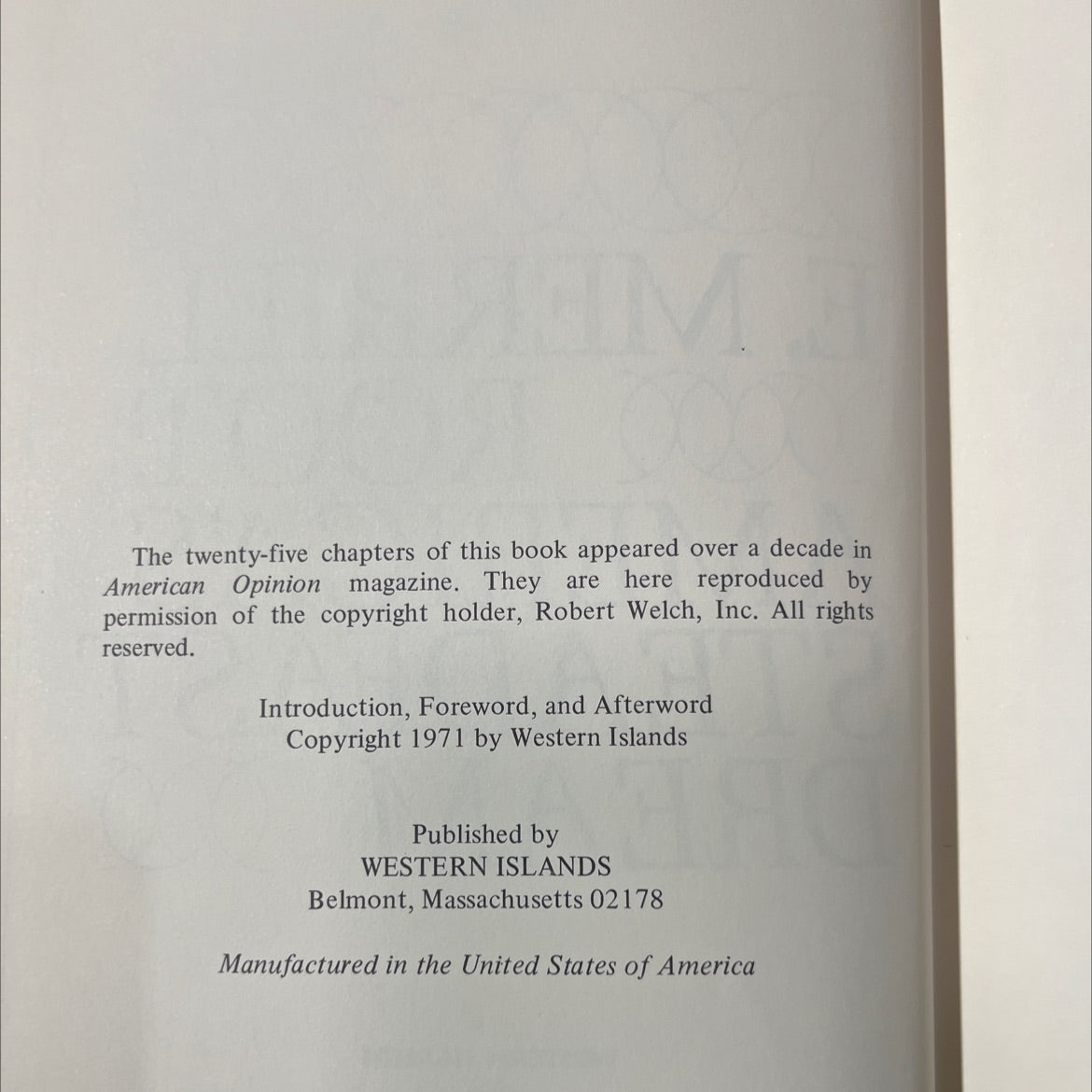 root: america's steadfast dream book, by x e. merrill, 1971 Hardcover image 3