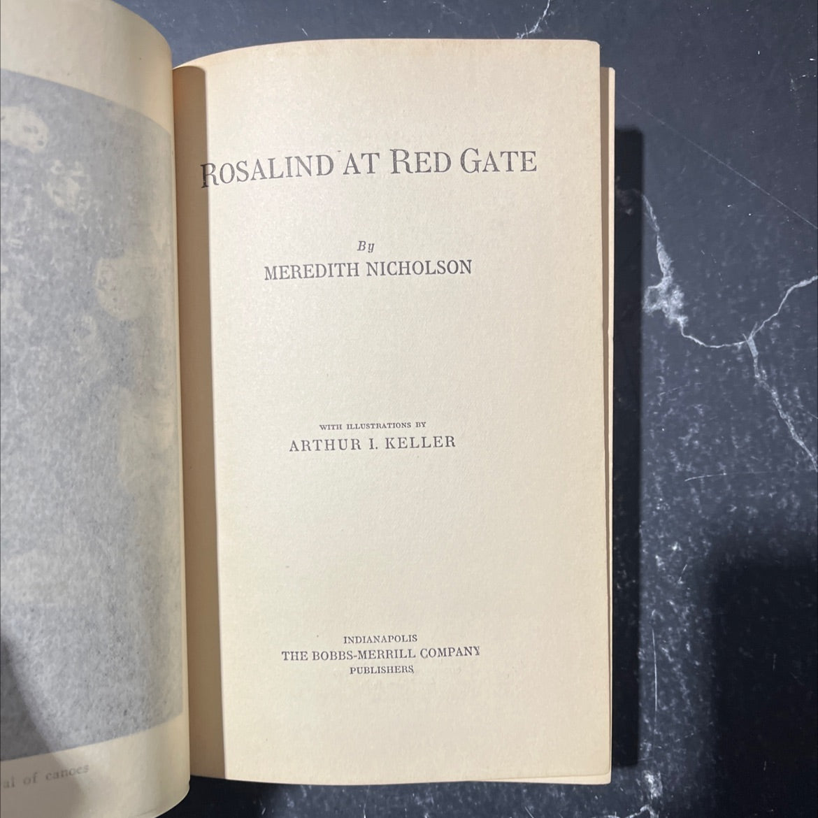 rosalynd at red gate book, by meredith nicholson, 1907 Hardcover image 2