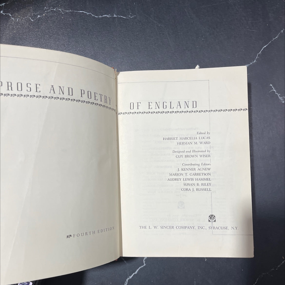 rose and poetry of england book, by harriet marcelia lucas, 2008 Hardcover image 2