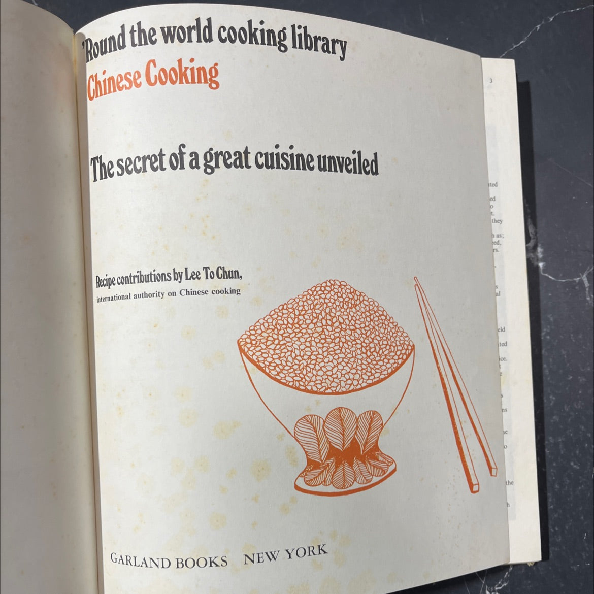 round the world cooking library chinese cooking book, by lee to chun, 1973 Hardcover image 2