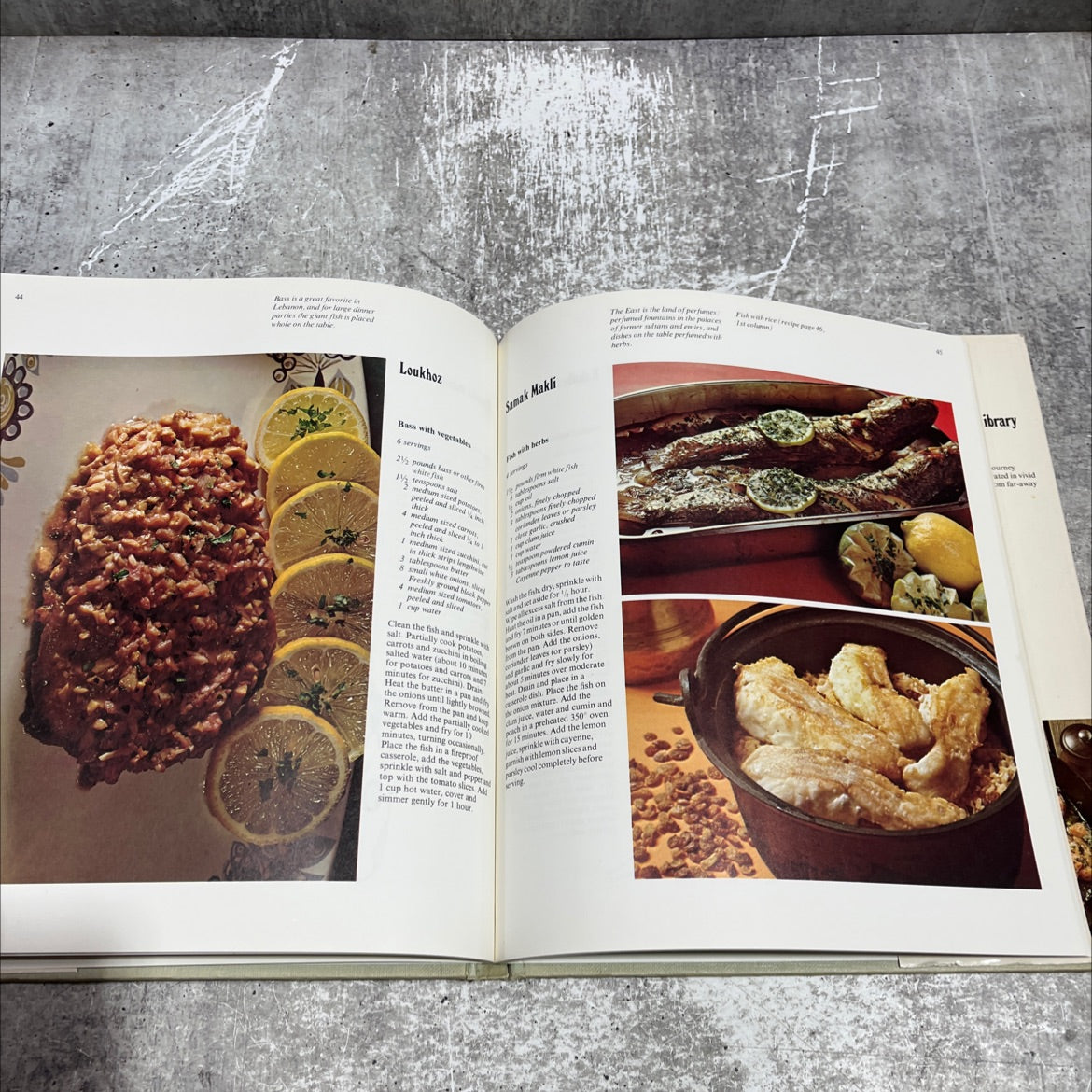 round the world cooking library eastern mediterranean cooking book, by Roger Debasque, 1974 Hardcover image 4