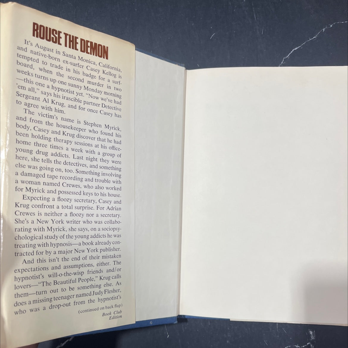 rouse the demon book, by carolyn weston, 1976 Hardcover image 4