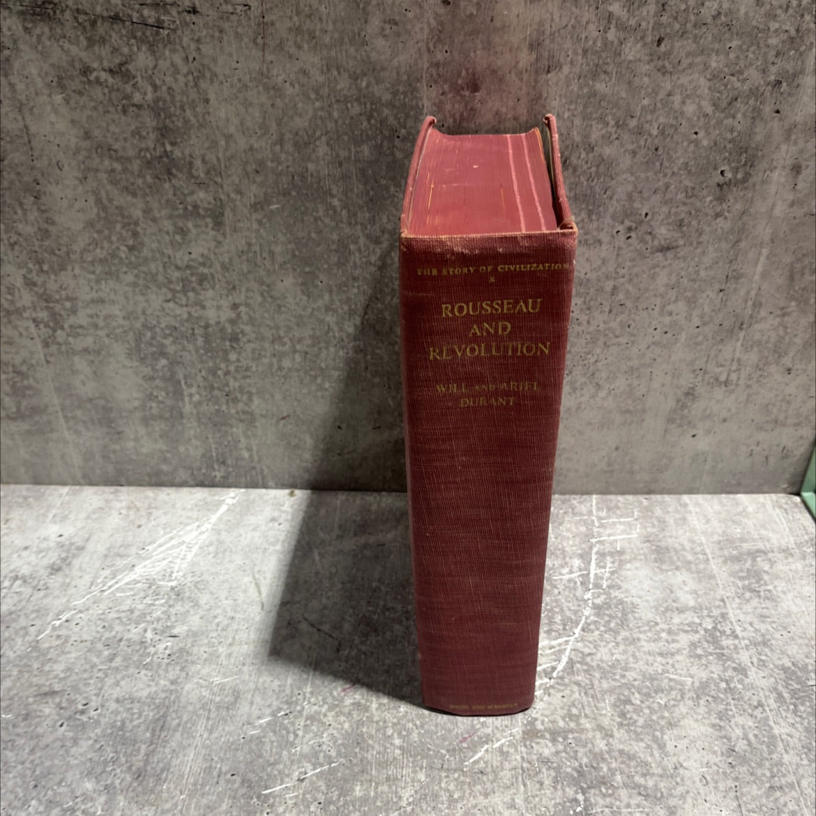 rousseau and revolution book, by will and ariel durant, 1967 Hardcover image 4