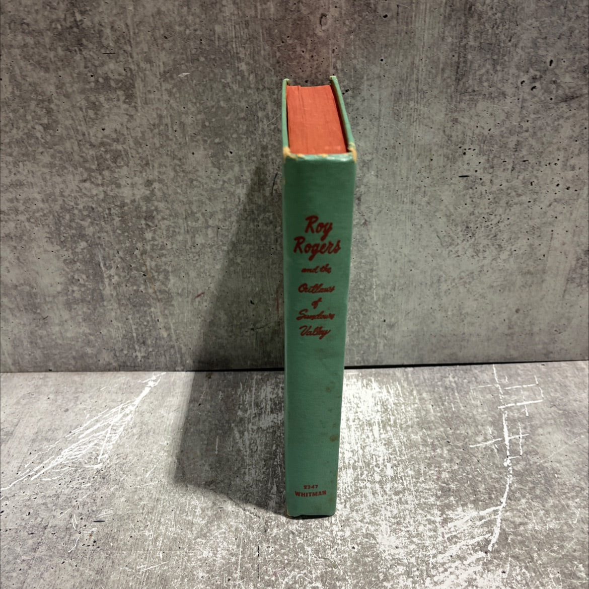 roy rogers and the outlaws of sundown valley book, by snowden miller, 1950 Hardcover image 4