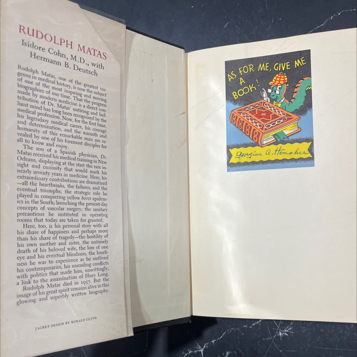 rudolph matas a biography of one of the great pioneers in surgery book, by isidore cohn, m.d. with hermann b. deutsch, image 4