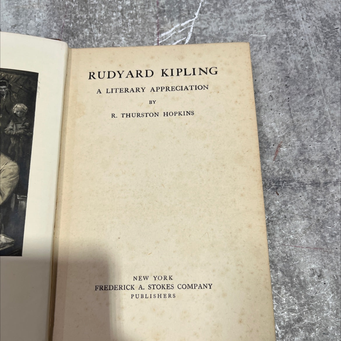 rudyard kipling a literary appreciation book, by r. thurston hopkins, 1970 Hardcover image 2