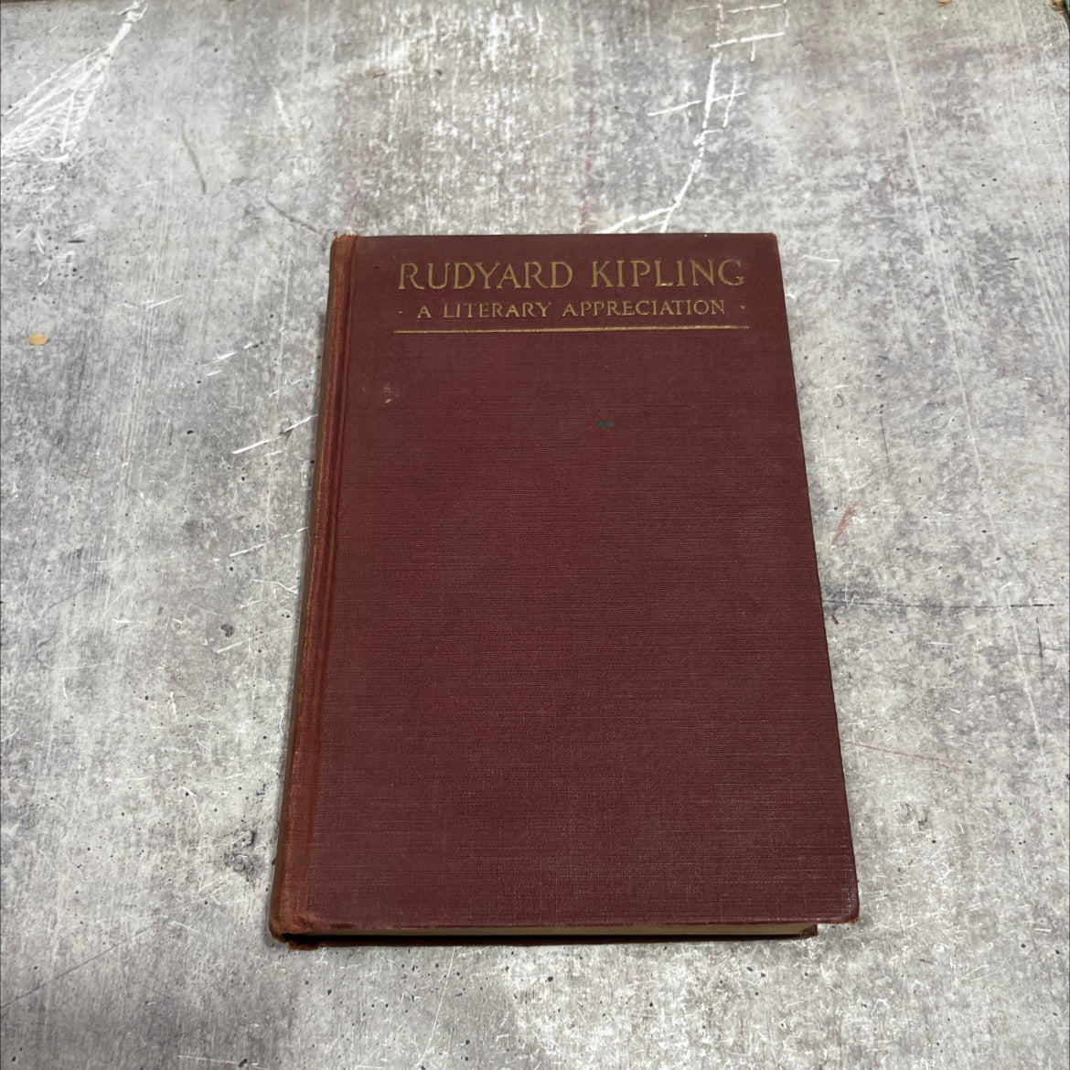 rudyard kipling a literary appreciation book, by r. thurston hopkins, 1970 Hardcover image 1