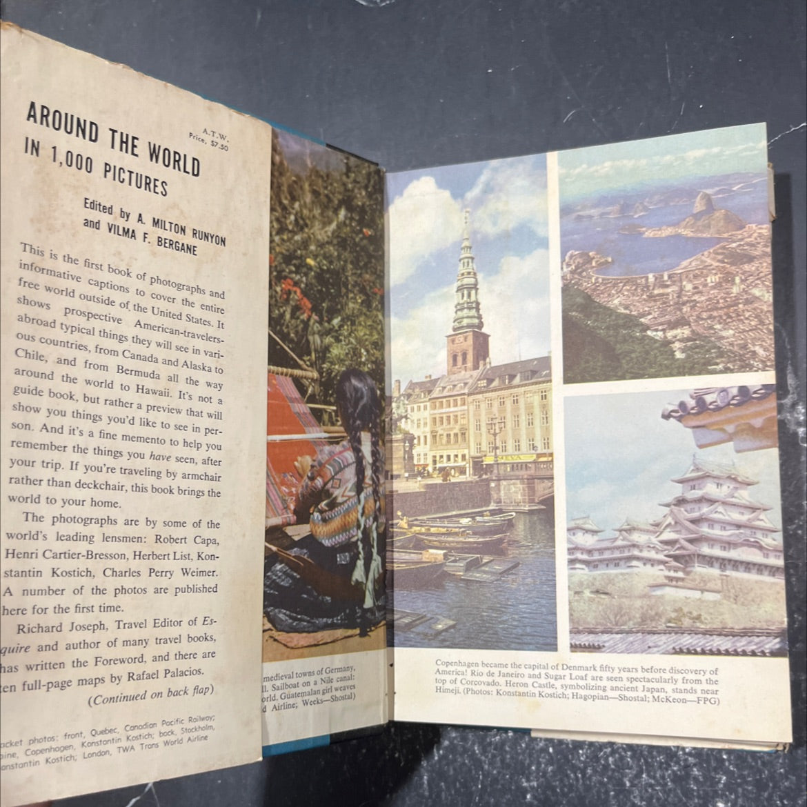 sabena belgian air liner around the world in 1,000 pictures pan american \"clipper\" europabus book, by a. milton image 4
