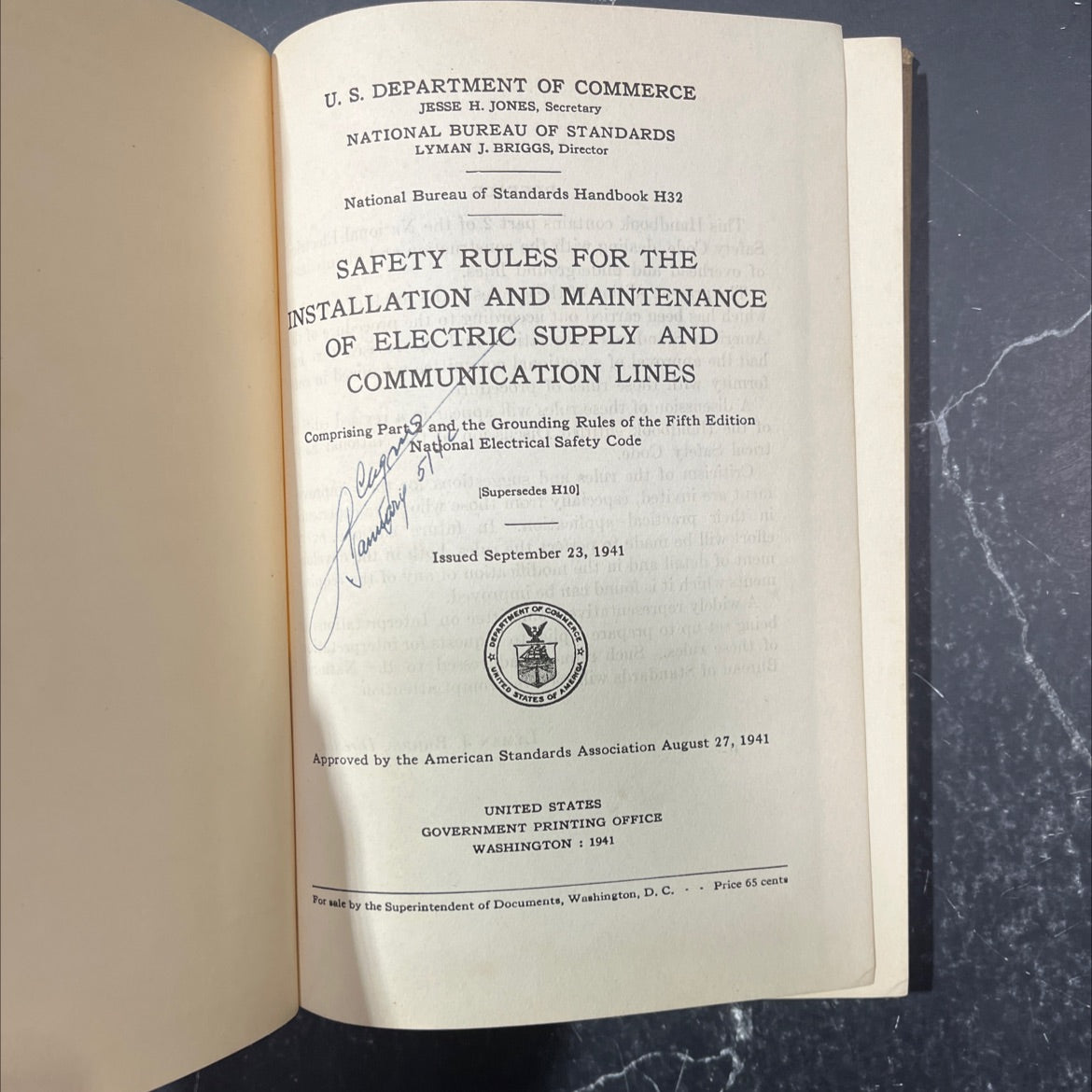 safety rules for the installation and maintenance of electric supply and communication lines book, by U. S. Department image 2