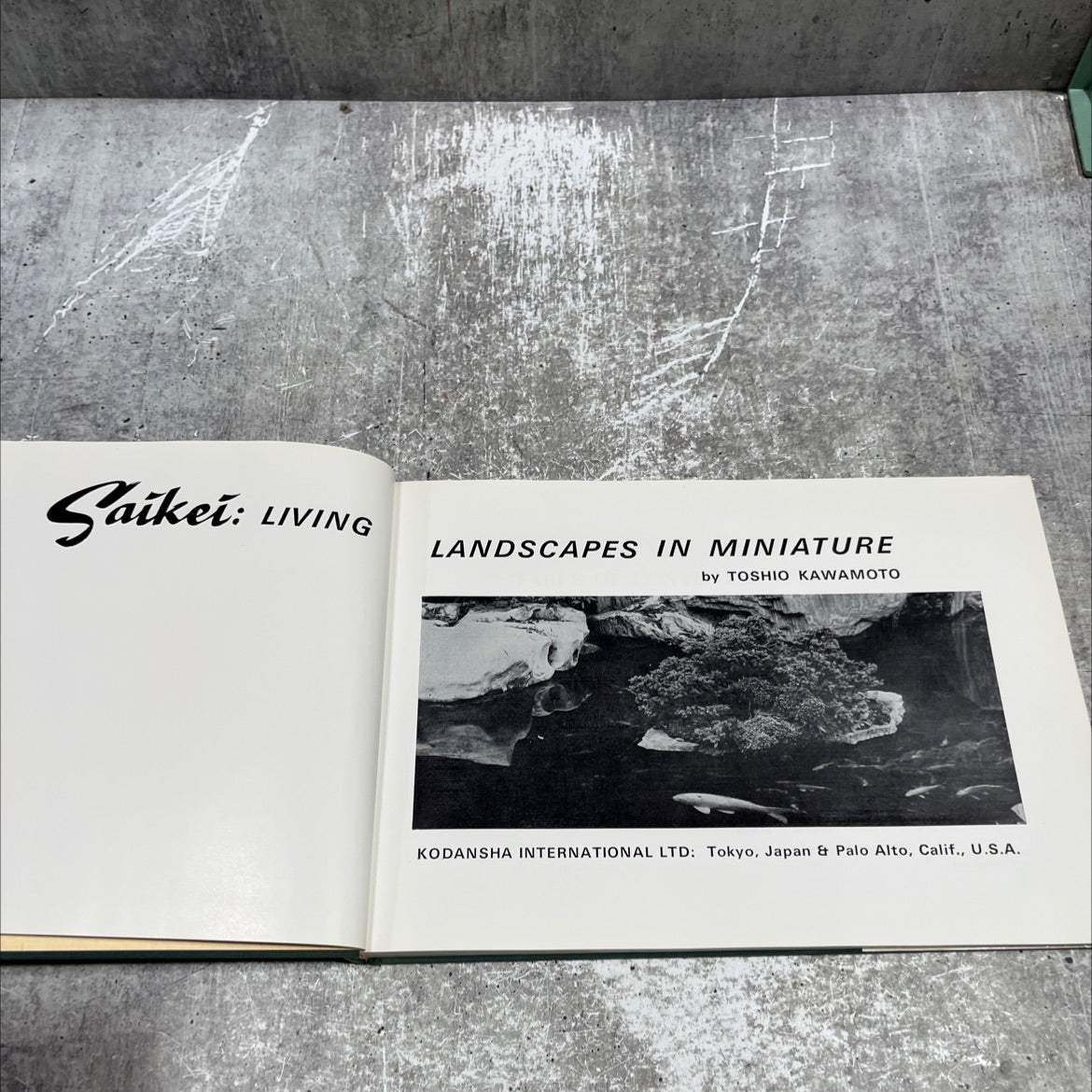saikei: living landscapes in miniature book, by toshio kawamoto, 1968 Hardcover image 2