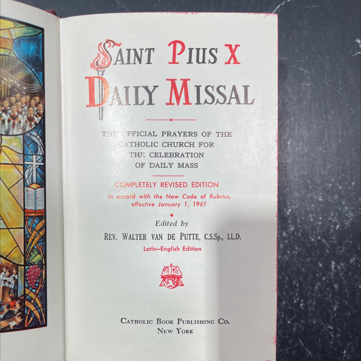saint pius x daily missal the official prayers of the catholic church for the celebration of daily mass completely image 2