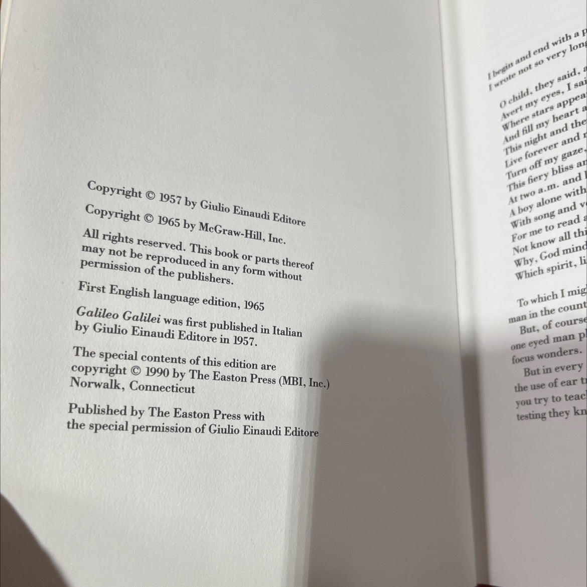 salikes galileo galilei a biography and inquiry into his philosophy of science book, by ludovico geymonat, 1990 Leather image 3