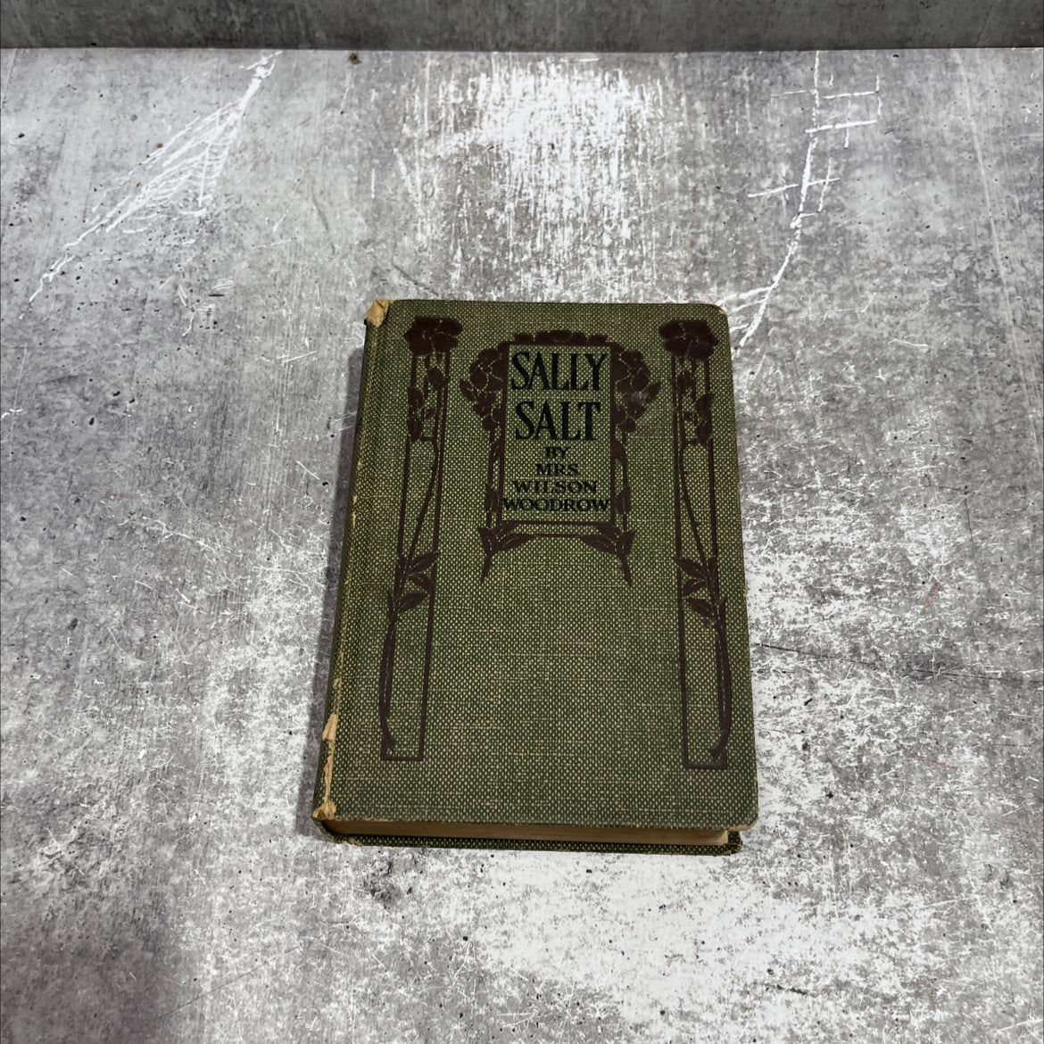 sally salt book, by mrs. wilson woodrow, 1912 Hardcover image 1