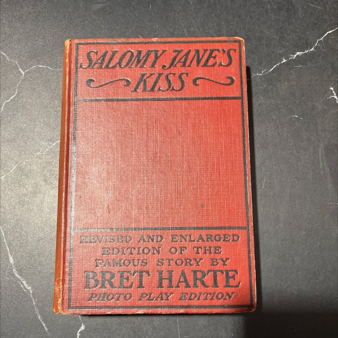 salomy jane's kiss book, by bret harte, 1915 Hardcover image 1