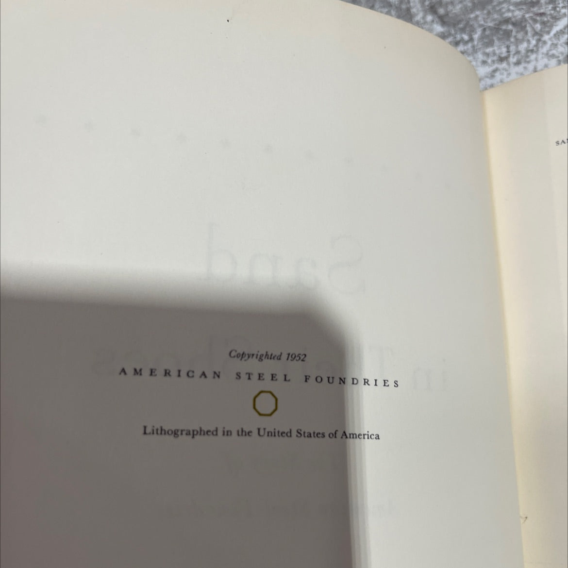 sand in their shoes the story of american steel foundries book, by franklin m. reck, 1952 Hardcover image 3