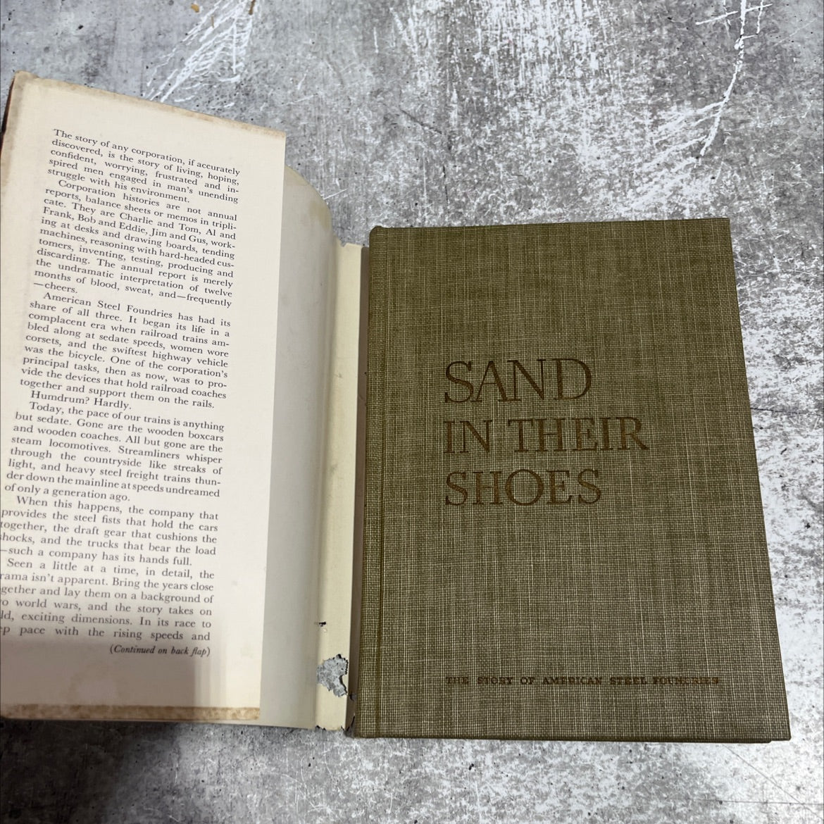sand in their shoes the story of american steel foundries book, by franklin m. reck, 1952 Hardcover image 4
