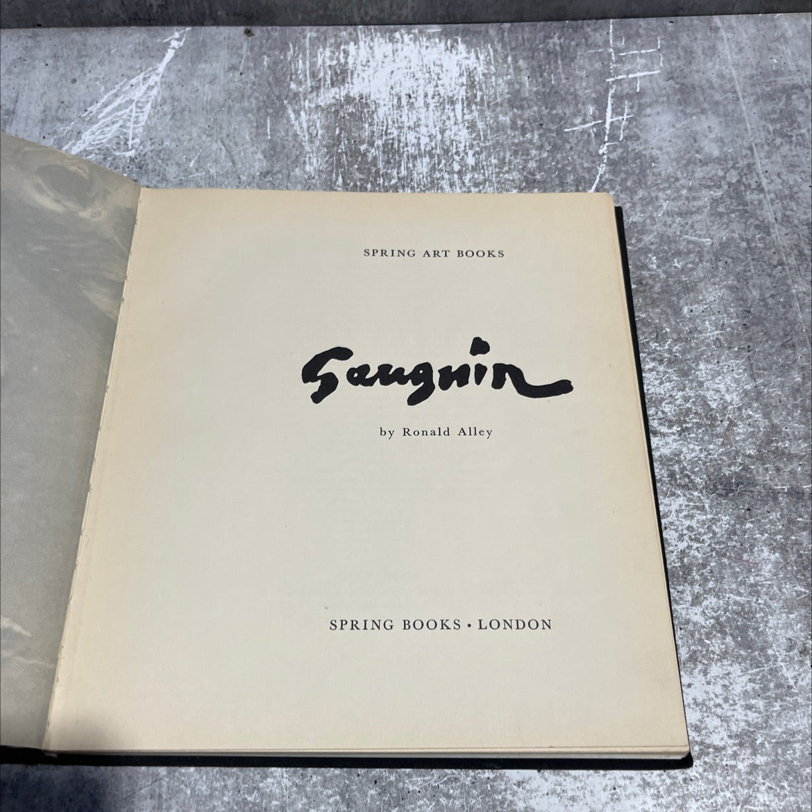 sanguin book, by ronald alley, 1966 Hardcover image 2