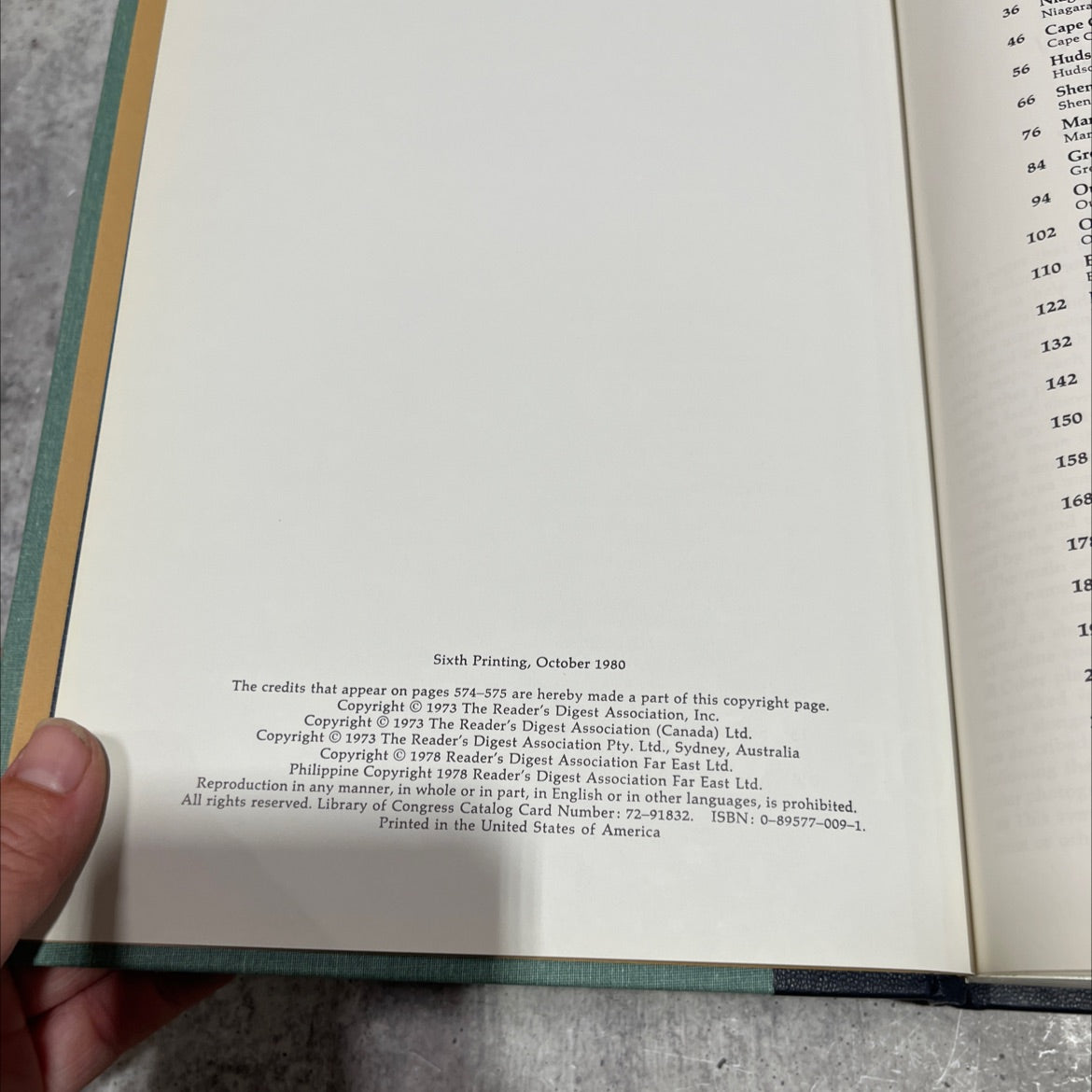 scenic wonders of america book, by unknown, 1980 Hardcover image 3