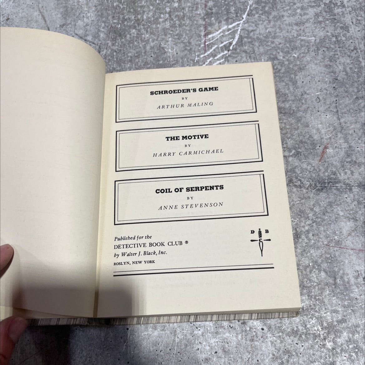 schroeder's game book, by arthur maling, 1977 Hardcover image 2