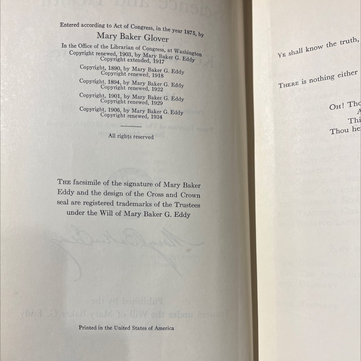 science and health with key to the scriptures book, by mary baker eddy, 1917 Hardcover image 3