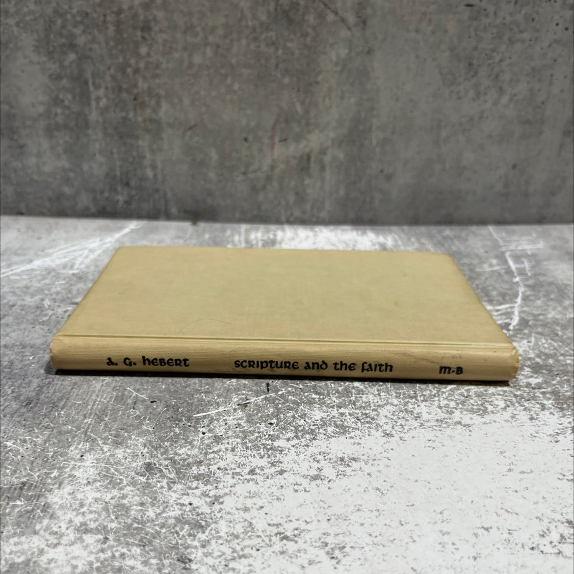 scripture and the faith book, by a. g. hebert, 1962 Hardcover image 4