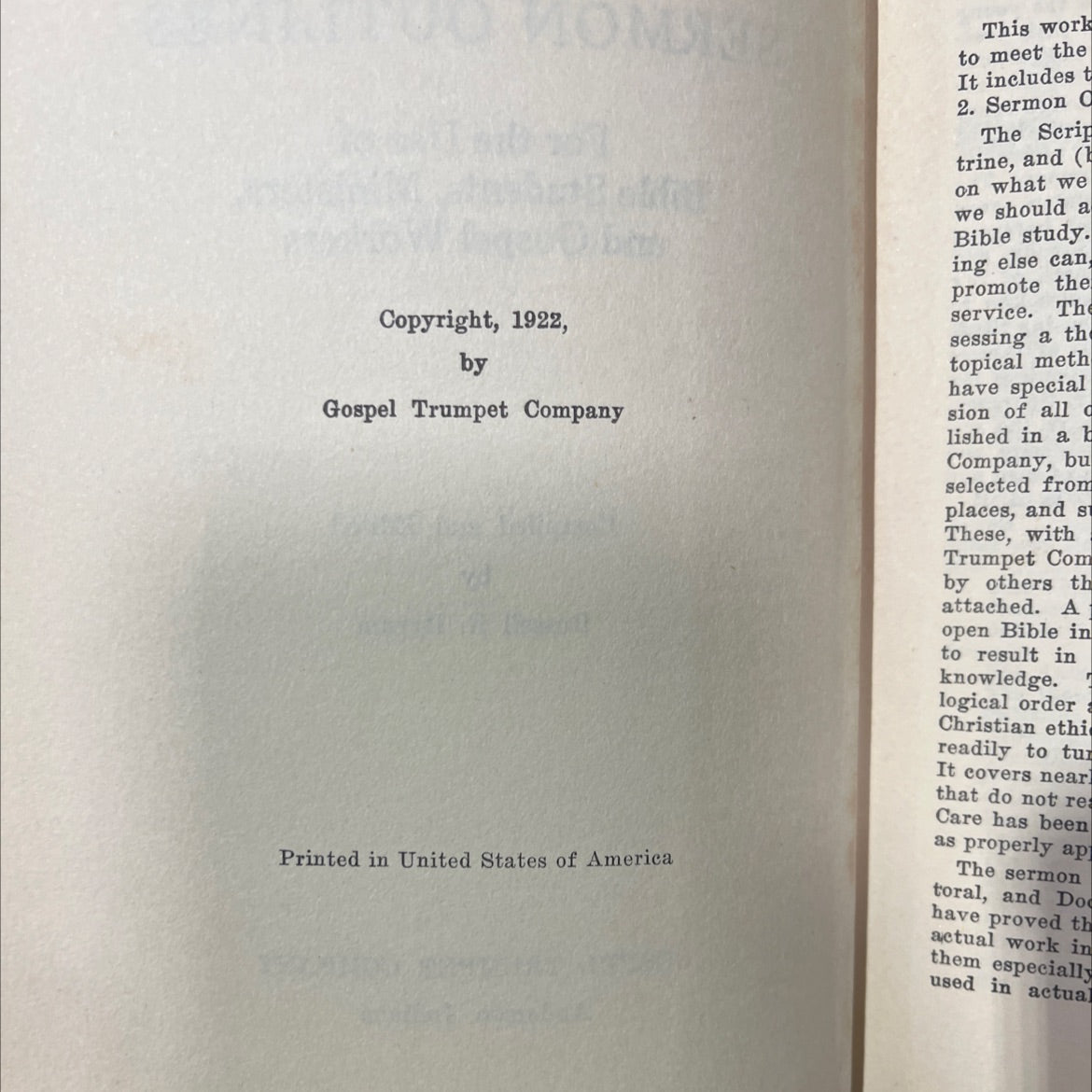 scripture readings and sermon outlines for the use of bible students, ministers, and gospel workers book, by russell r. image 3