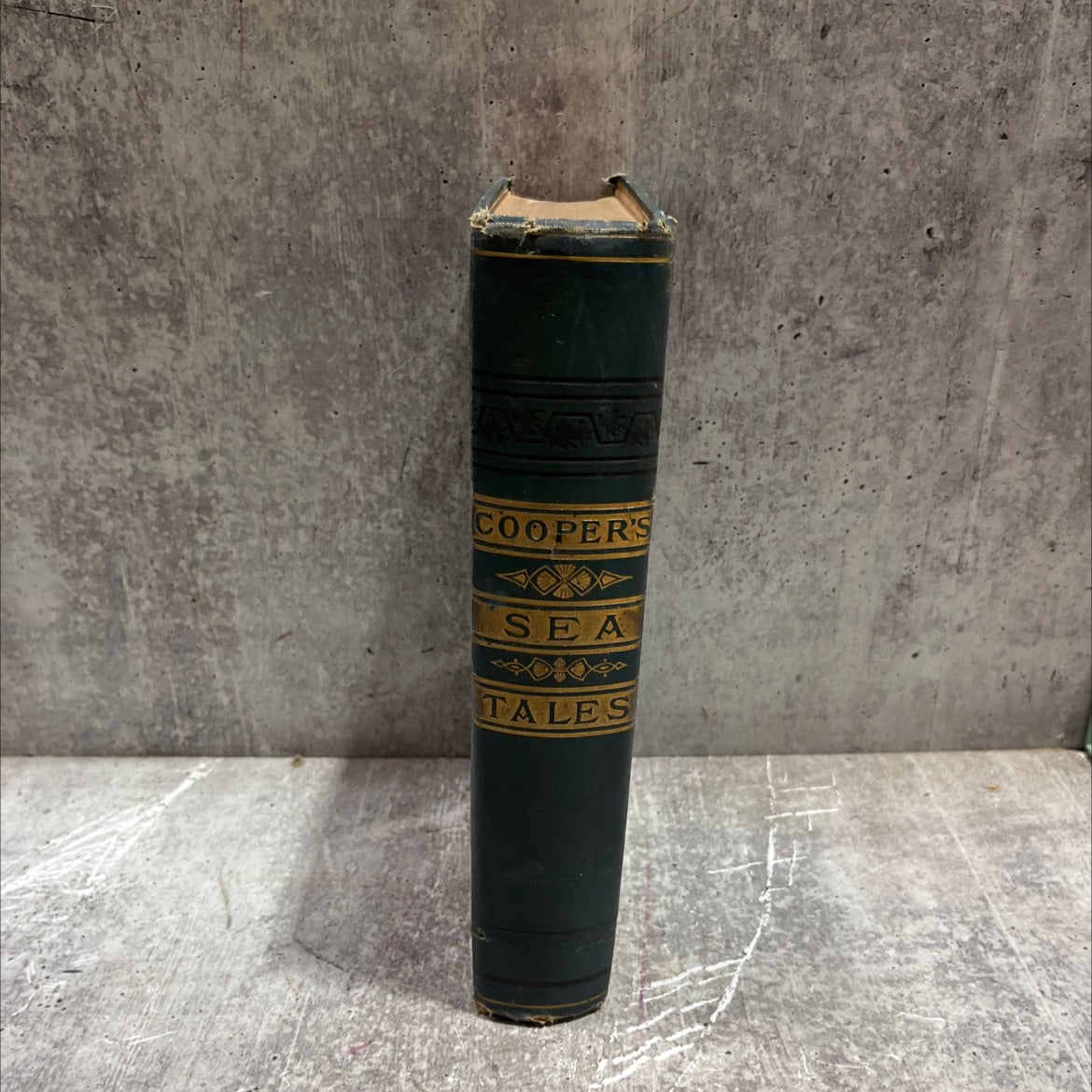 sea tales book, by james fenimore cooper, 1882 Hardcover image 4