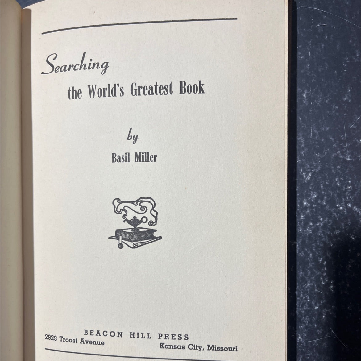 searching the world's greatest book book, by basil miller, 1942 Hardcover image 2