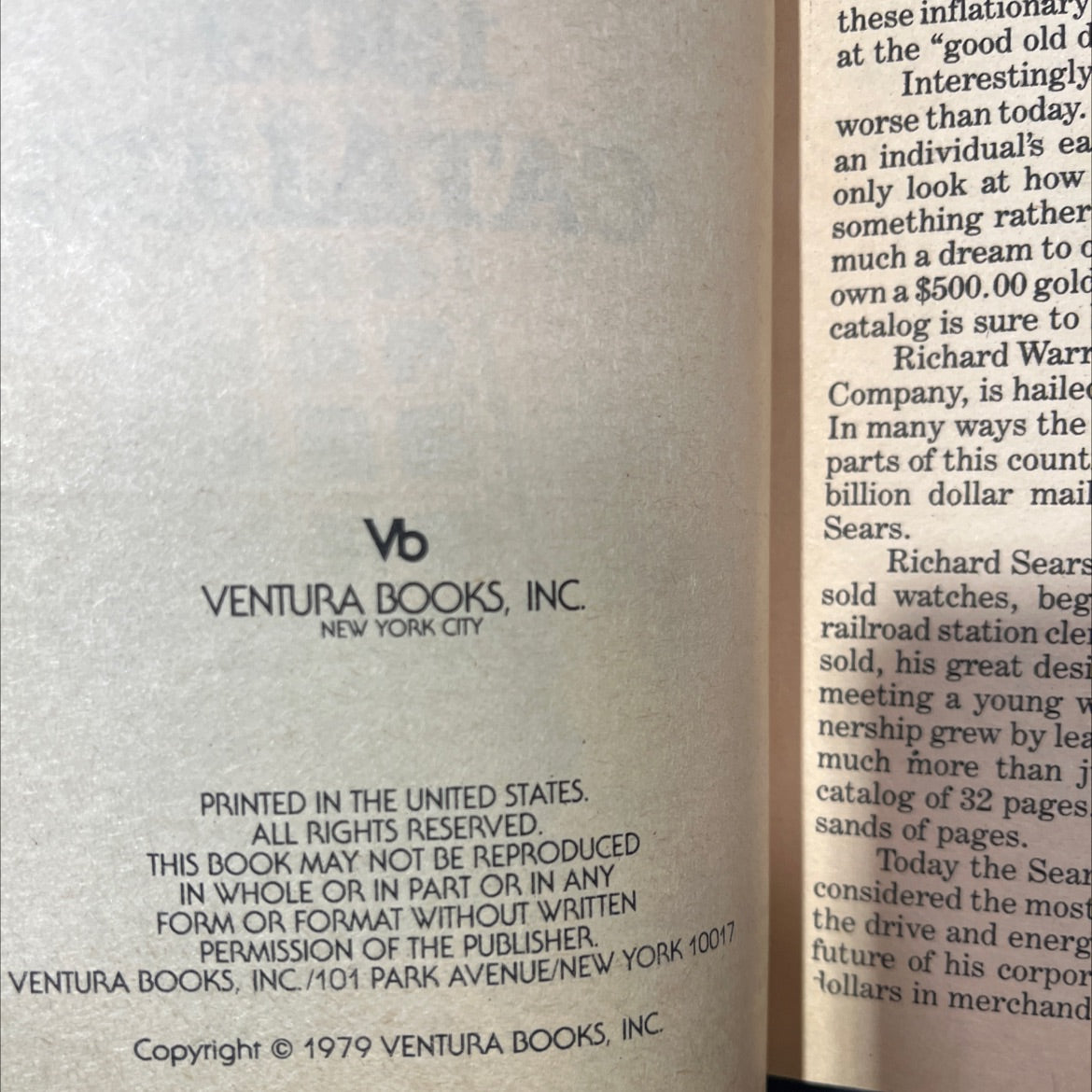 sears roebuck 1909 catalog incorporated book, by unknown, 1979 Paperback image 3