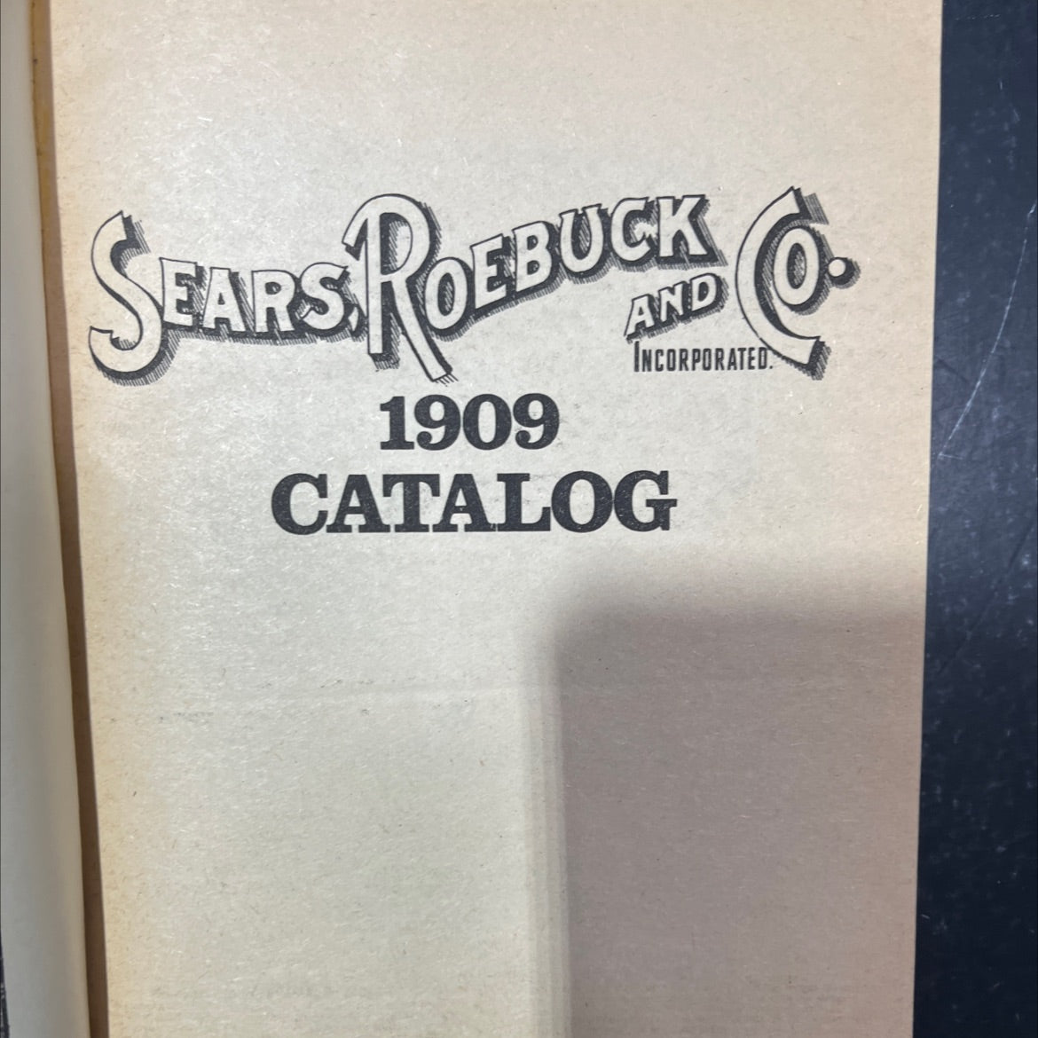sears roebuck 1909 catalog incorporated book, by unknown, 1979 Paperback image 2