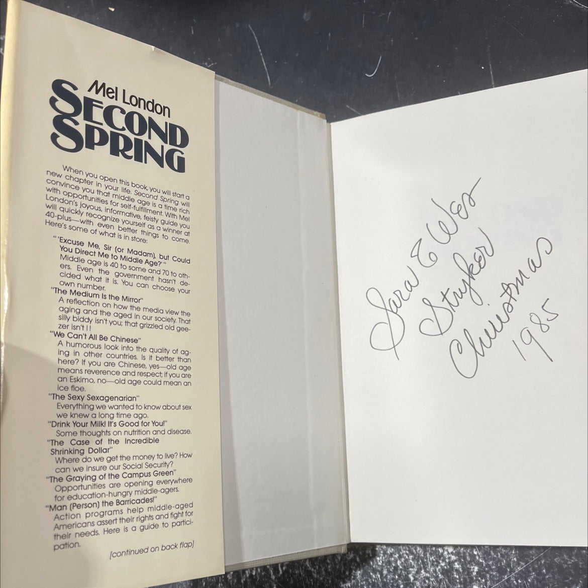 second spring book, by mel london, 1982 Hardcover image 4