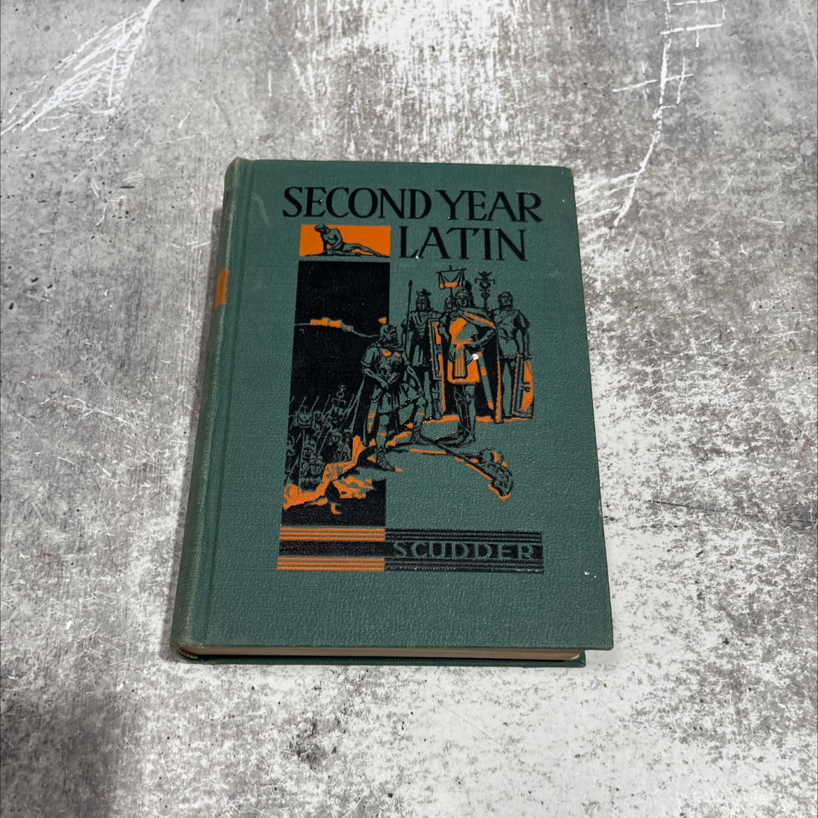 second year latin book, by jared w. scudder, 1934 Hardcover image 1
