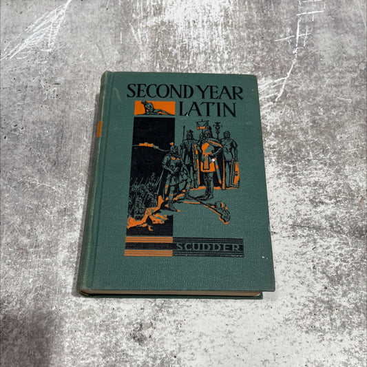 second year latin book, by jared w. scudder, 1934 Hardcover image 1