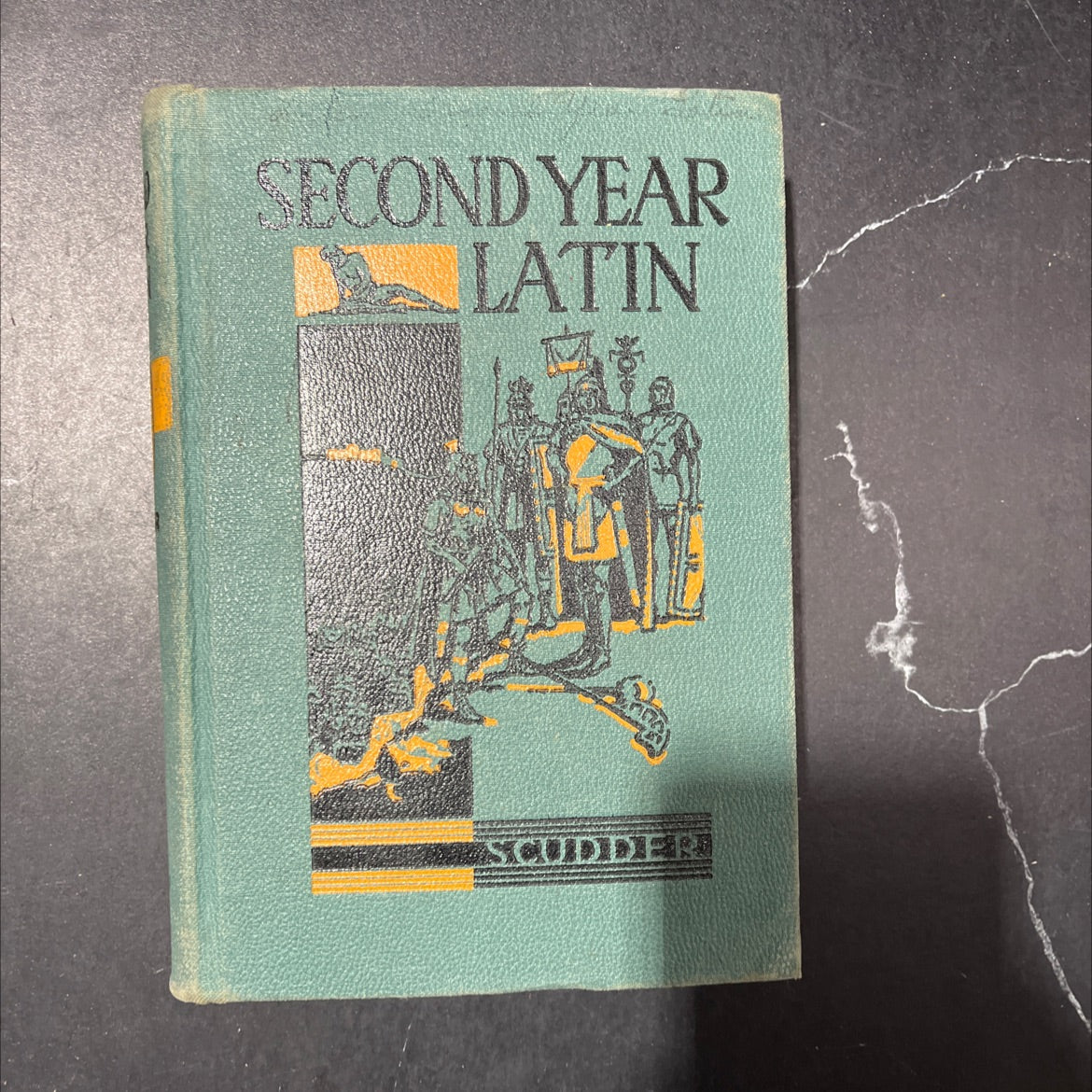 second year latin book, by jared w. scudder, 1950 Hardcover image 1