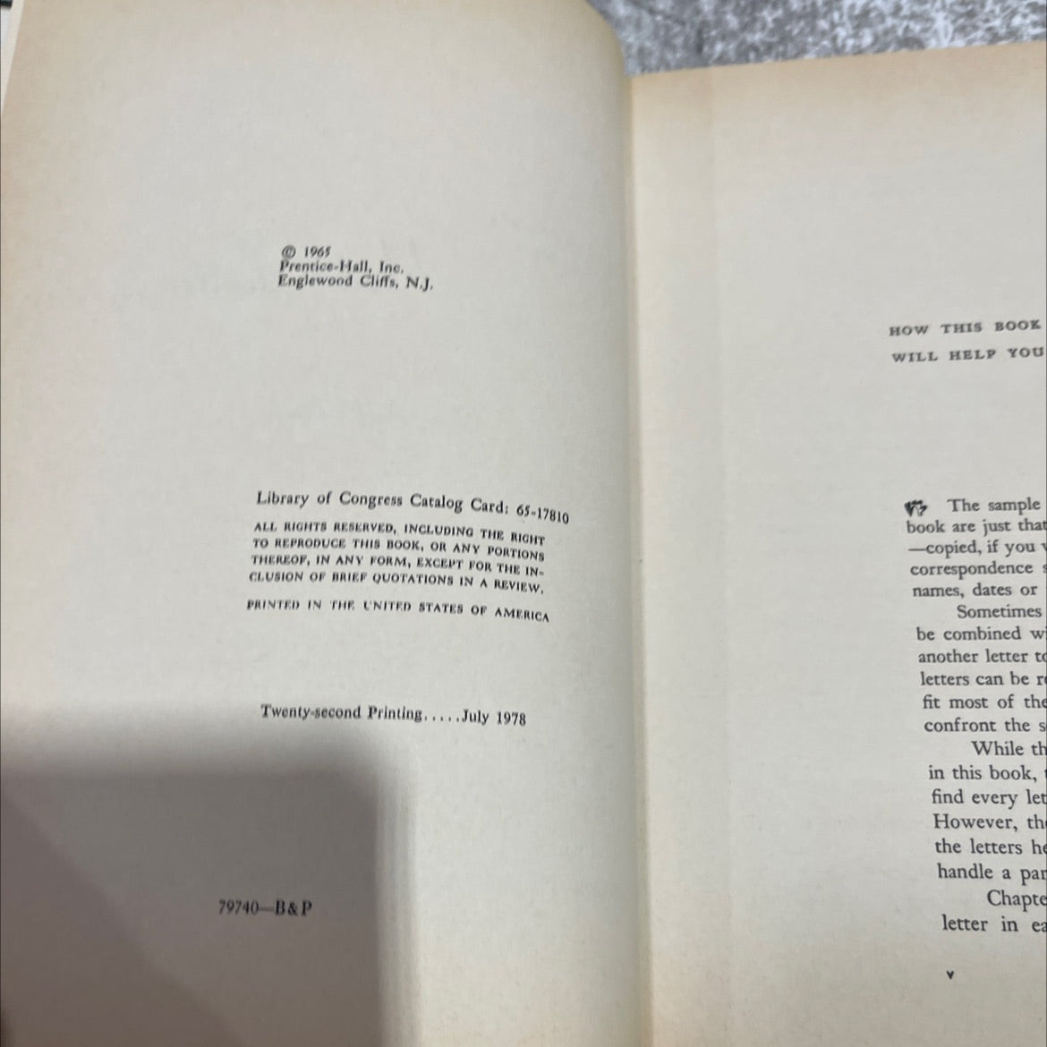 secretary's complete model letter handbook book, by claire neff eddings, 1978 Hardcover image 3