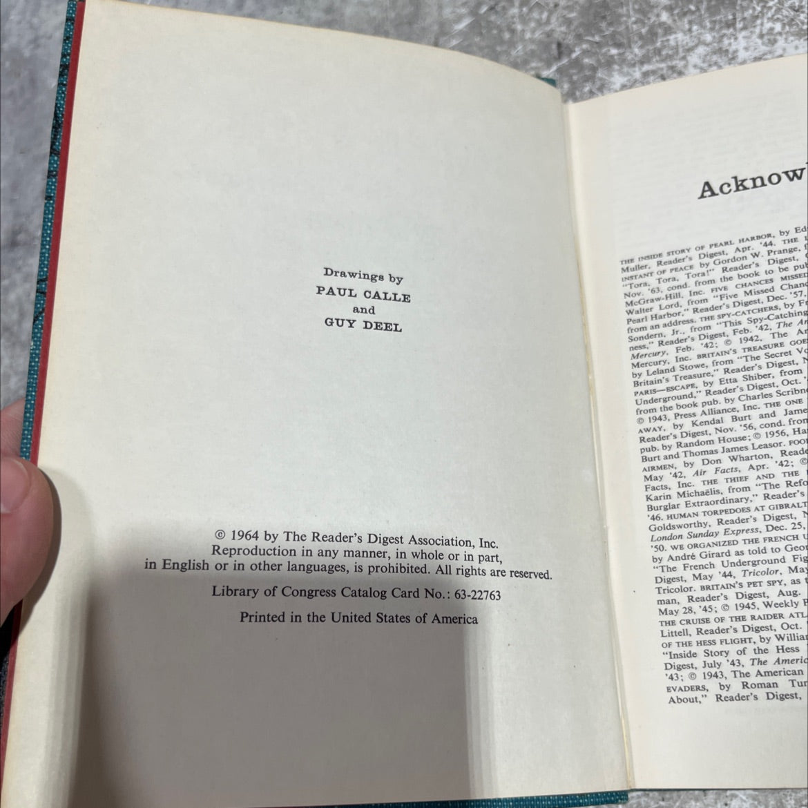 secrets & spies behind-the-scenes stories of world war ii book, by unknown, 1964 Hardcover image 3