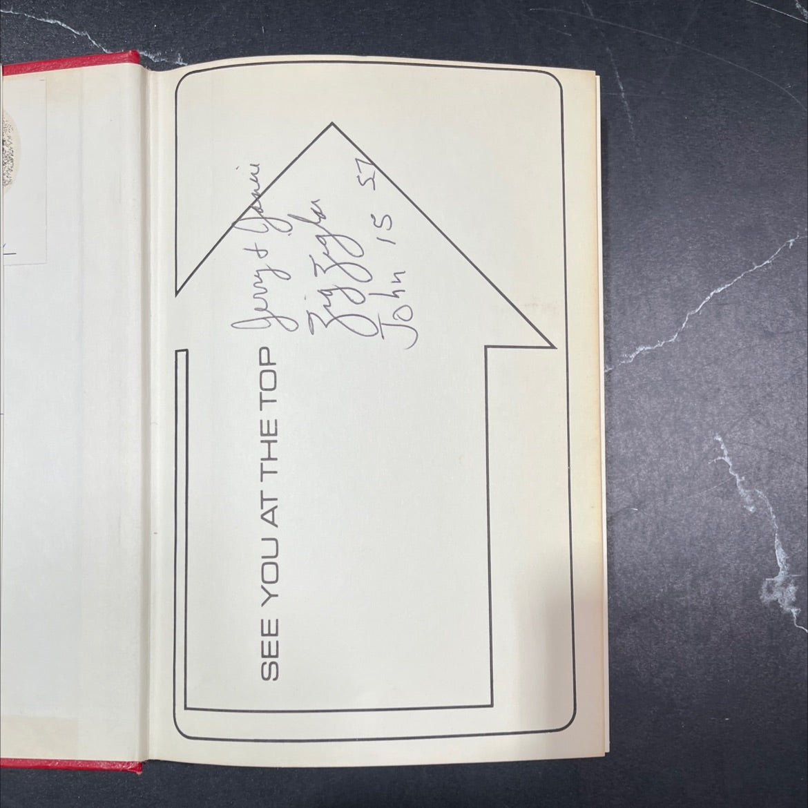 SIGNED see you at the top book, by jerry & jani bouw, 1975 Hardcover image 2