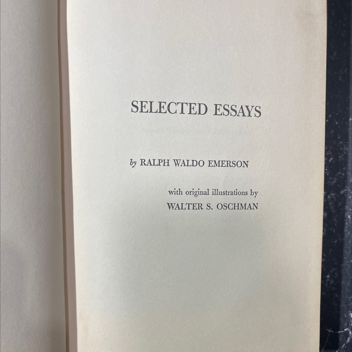 selected essays book, by ralph waldo emerson, unknown Hardcover image 2