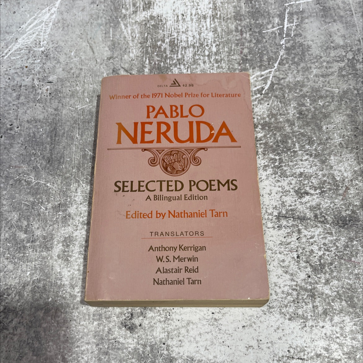 selected poems book, by pablo neruda, 1970 Paperback image 1