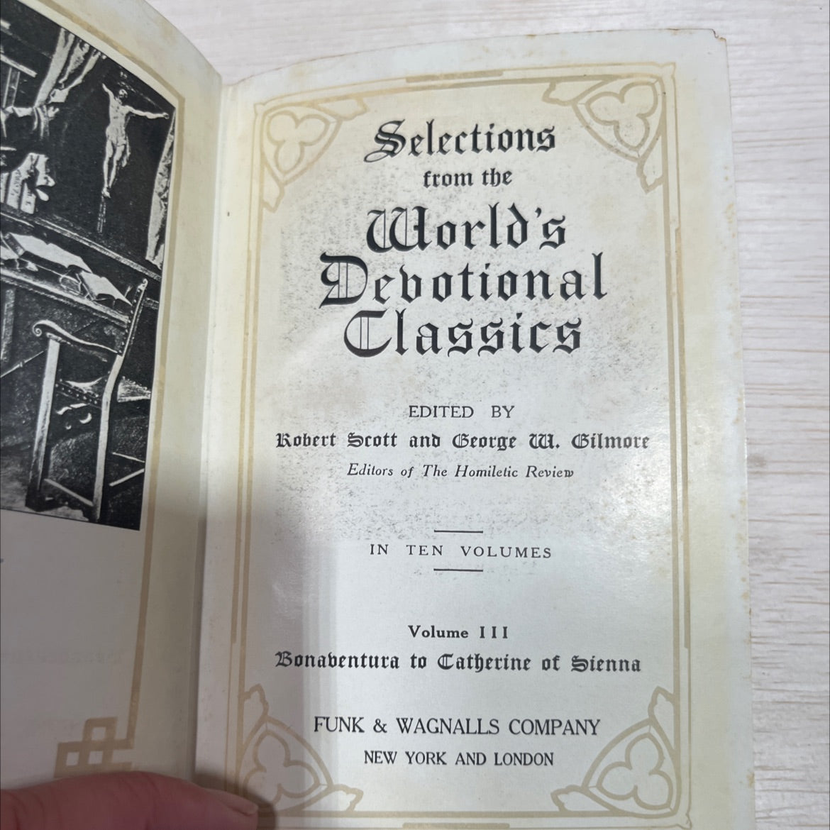 selections from the world's devotional classics book, by Robert Scott and George W. Gilmore, 1916 Hardcover image 2