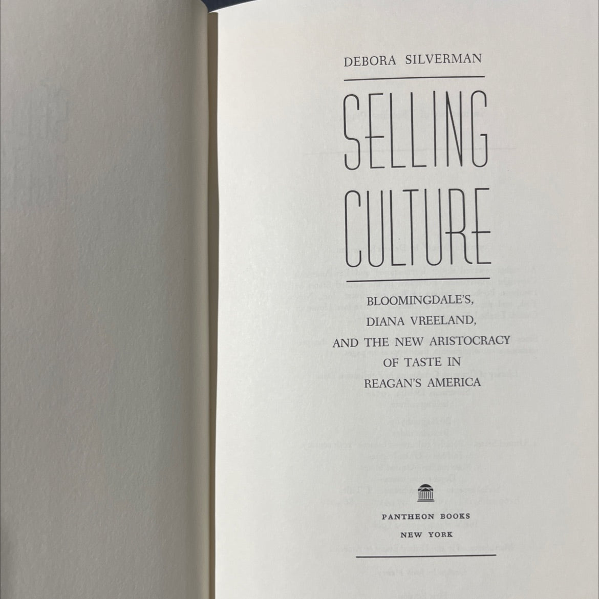 selling culture bloomingdale's, diana vreeland, and the new aristocracy of taste in reagan's america book, by debora image 2