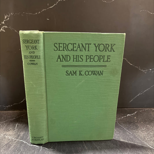 sergeant york and his people book, by sam k. cowan, 1922 Hardcover image 1