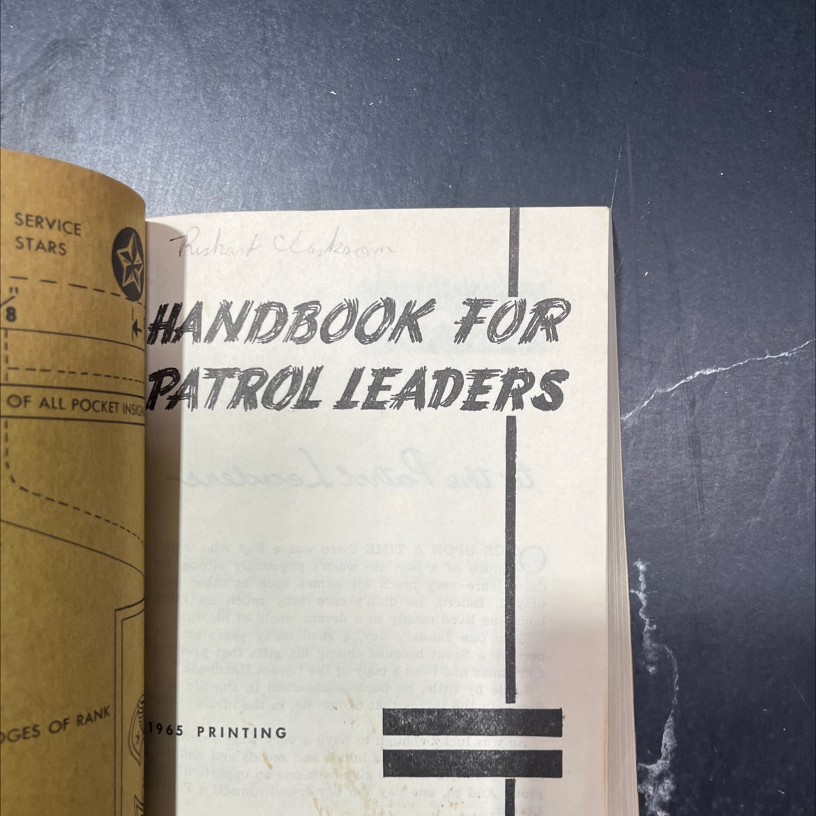 service stars of all pockets insignia book, by richart clicksom, 1965 Paperback image 2