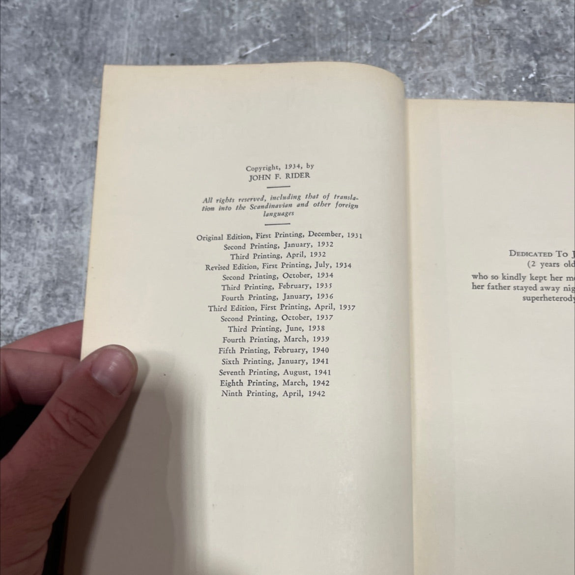 servicing superheterodynes (revised edition) book, by john f. rider, 1941 Hardcover image 3