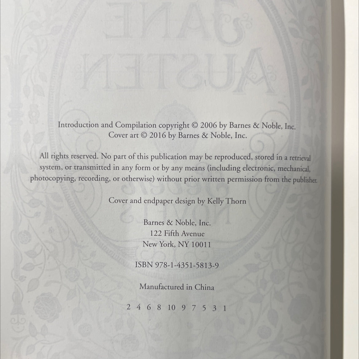 seven novels book, by jane austen, 2006 Hardcover image 3