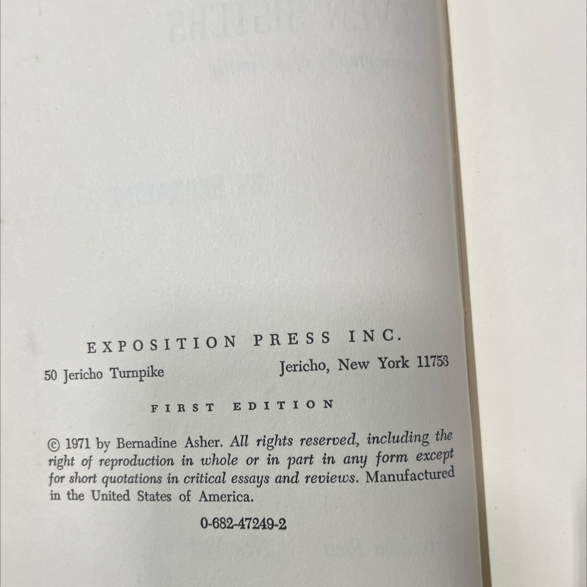 seven sisters autobiography of a family book, by bernadine asher, 1971 Hardcover image 3