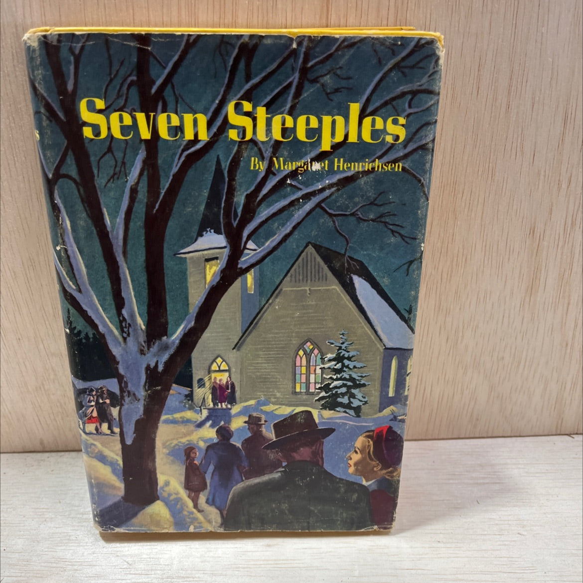 seven steeples book, by margaret henrichsen, 1953 Hardcover, Vintage image 1