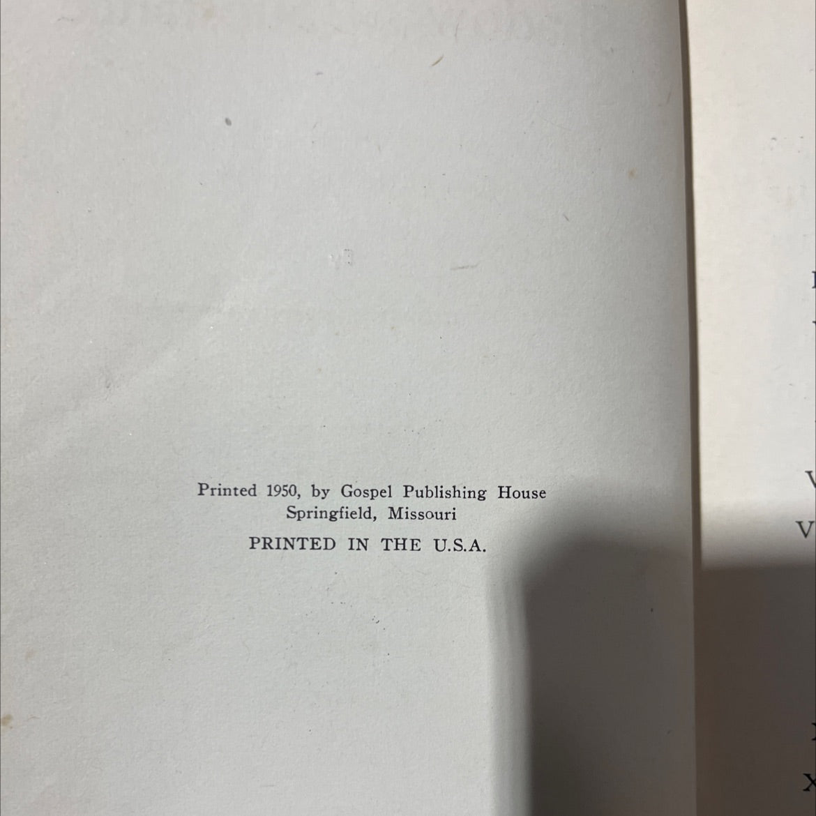 shadow and substance an exposition of the tabernacle types book, by george c. needham, 1950 Hardcover image 3